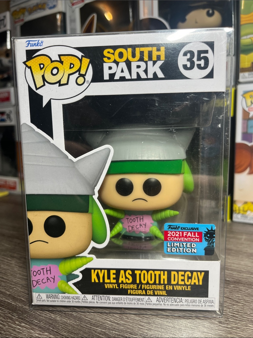 Funko Pop! South Park Kyle as Tooth Decay (Green/White/Pink)